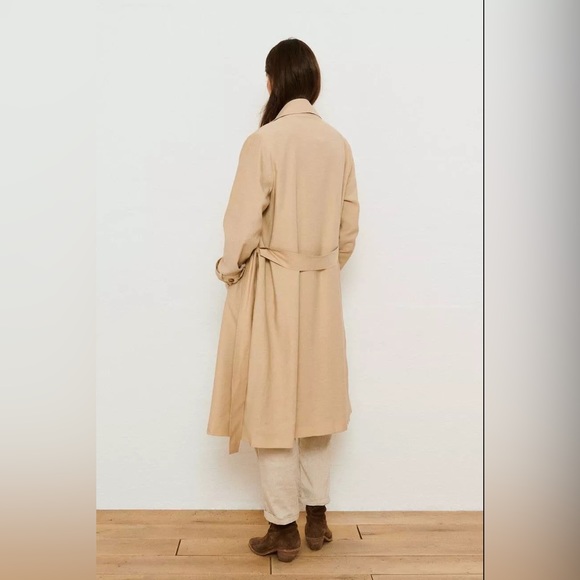 NWT $540 Ba&Sh Cricko Flowing Trench Coat - Picture 4 of 6